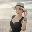 【D.studio】韓版保守小黑裙游泳衣(泳裝 泳衣 比基尼 女裝 套裝 S199)