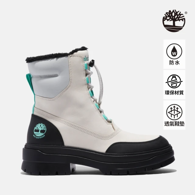 TimberlandTimberland 女款白色防水休閒靴(A5Y1CL77)