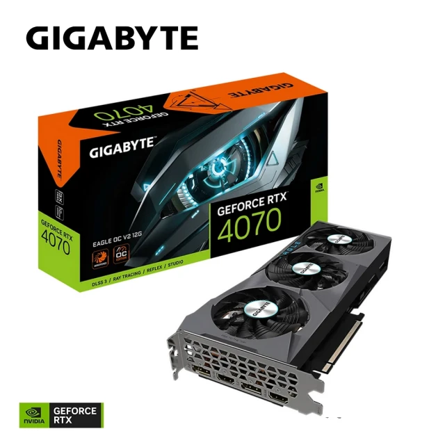 GIGABYTE 技嘉GIGABYTE 技嘉 東芝 1TB 外接 ★ 雙11 GeForce RTX 4070 EAGLE OC V2 12G 顯示卡