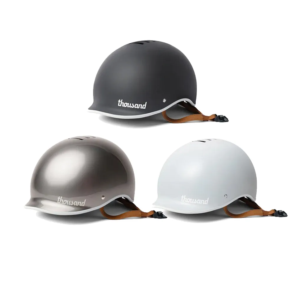 【thousand】HERITAGE 單車和滑板安全帽 碳纖黑/鈦銀/北極灰