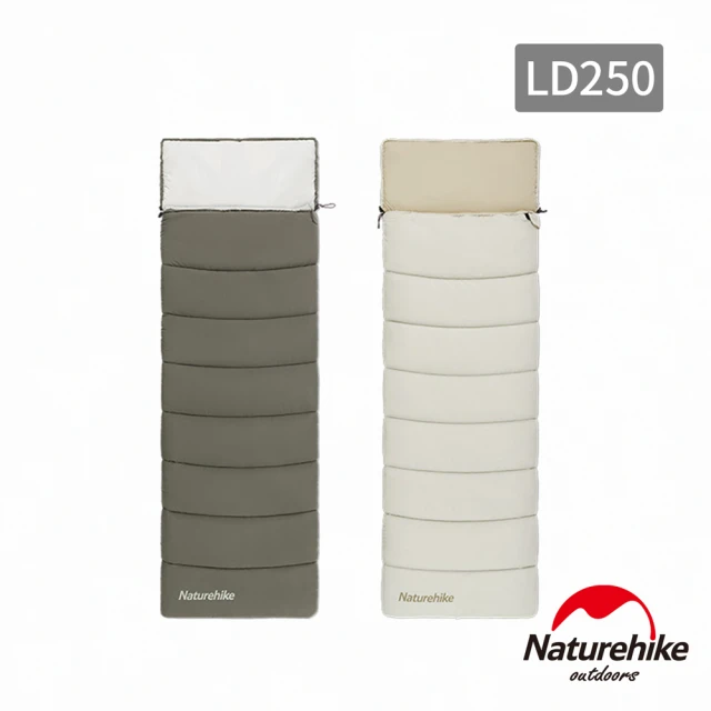 Naturehike LD250靈動可機洗拼接帶帽信封睡袋 SD016(台灣總代理公司貨)