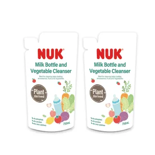【NUK】植萃奶瓶蔬果清潔液750mLX2入組