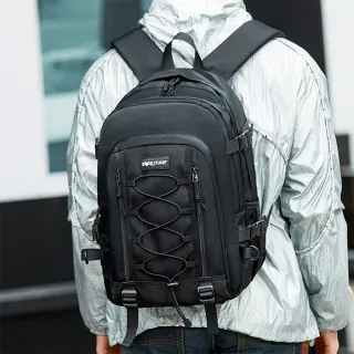 【MoonDy】包包 後背包 男生包包 背包 尼龍背包 防水背包 黑色包包 旅行背包 大容量後背包 行李背包