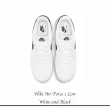 【NIKE 耐吉】休閒鞋 Nike Air Force 1 Low White and Black 黑白 經典 復古 皮革 男鞋 CT2302-100