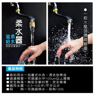 【沐象】通用型鑽石柔水過濾器(省水/包覆出水/不噴濺)