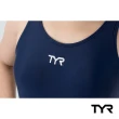 【TYR】泳裝 連身 四角 修身款 藍色 Solid RacerBack Boyleg(連身剪裁)