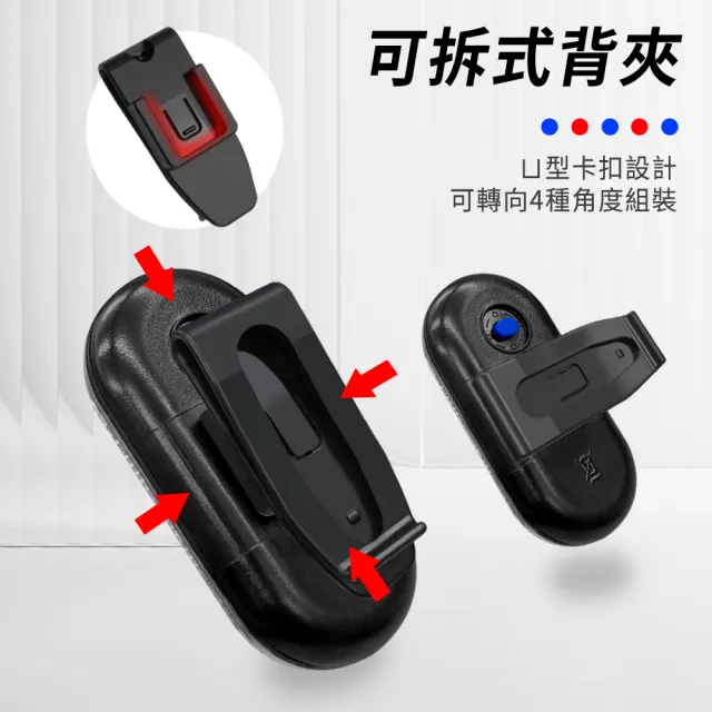 【BRANDY】爆閃肩燈 紅藍閃燈 安全警示燈 LED警示燈 肩夾閃光燈 爆閃燈 3-FRBL2(肩燈 警用肩燈 腰燈閃燈)
