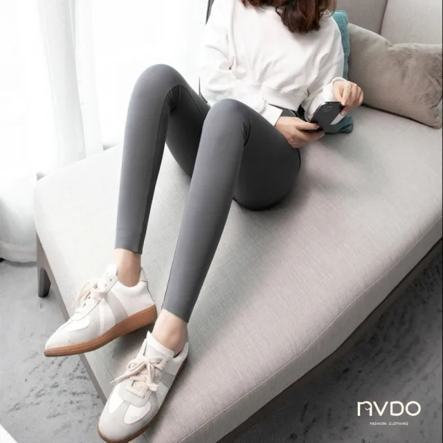 【NVDO 買一送一】視覺顯瘦加絨芭比鯊魚褲-2色可選(M-2XL/運動褲/瑜珈褲)