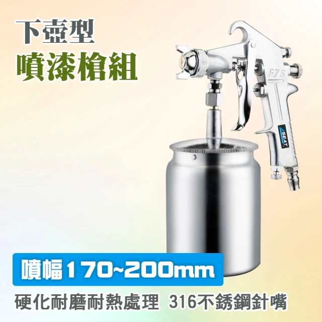 BRANDY 氣動噴漆槍 下壺型 風動噴槍 氣動噴槍 油漆噴槍 油漆工具 3-SPW77(噴漆機 油漆噴漆 塗裝噴漆)