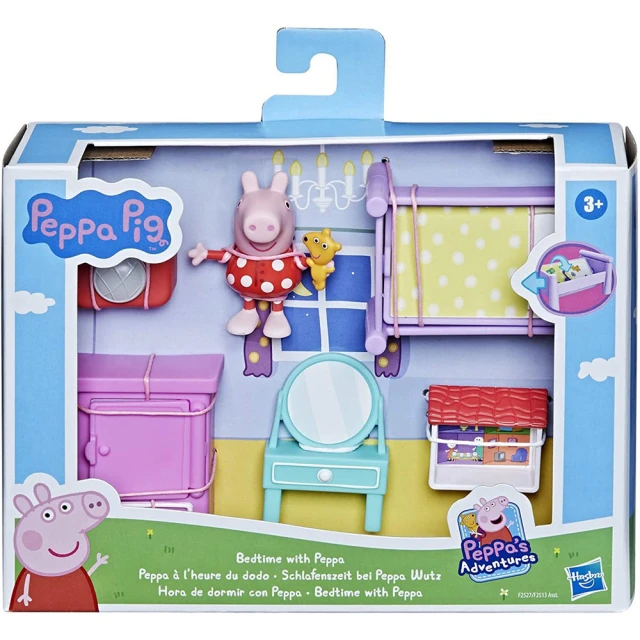Peppa Pig 粉紅豬 粉紅豬小妹 小家具配件組 F2513(佩佩豬)