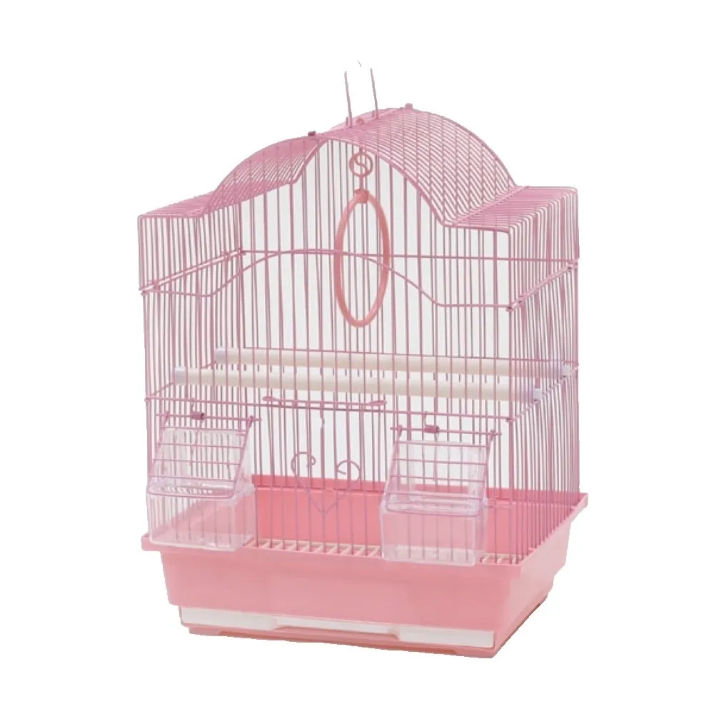 【上久 HAPPY HOME】A102C小型鳥用造型籠(鸚鵡用品、鳥用品、鳥籠、烤漆籠、顏色隨機出貨)