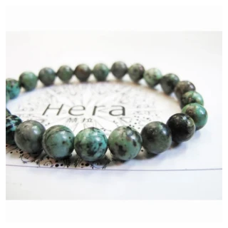 【Hera】頂級溫潤柔和綠松石手珠(8mm)