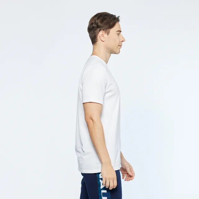 【NAUTICA】男裝 COMPETITION素面百搭短袖T恤(白)