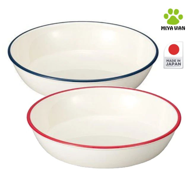 MIYA WAN 日本製寵物用_1350ml_HORO系列(寵物碗 防摔碗 可機洗 淺型碗)