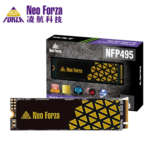 【Neo Forza 凌航】NFP495 2TB PCIe Gen4x4 石墨烯厚銅散熱片