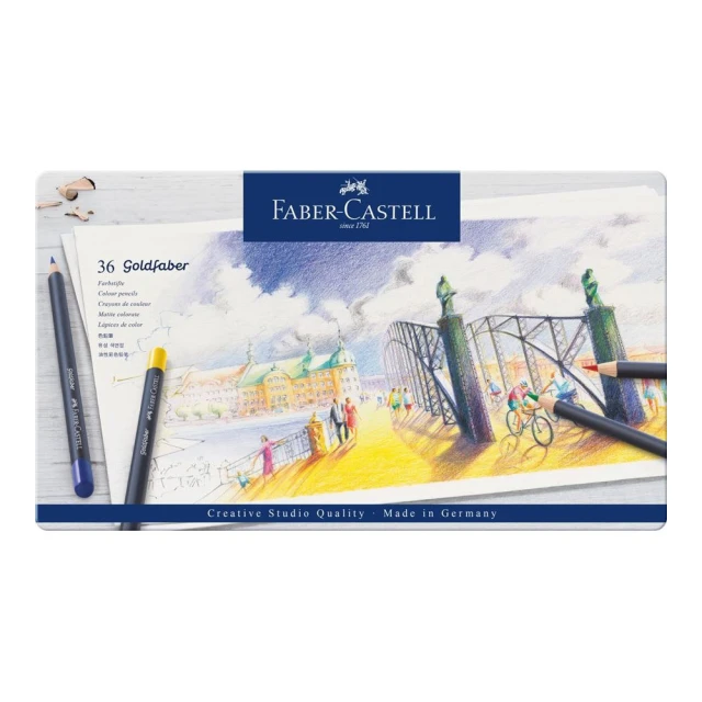 Faber-Castell 輝柏 GOLDFABER 油性色鉛筆 36色 /盒 114736