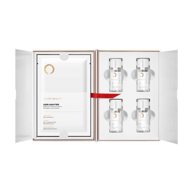 【AMIRO】BEAUTY多肽靶心抗皺凍乾面膜套裝(保濕 保養 淡紋 S1 情人節 禮物 抗老)
