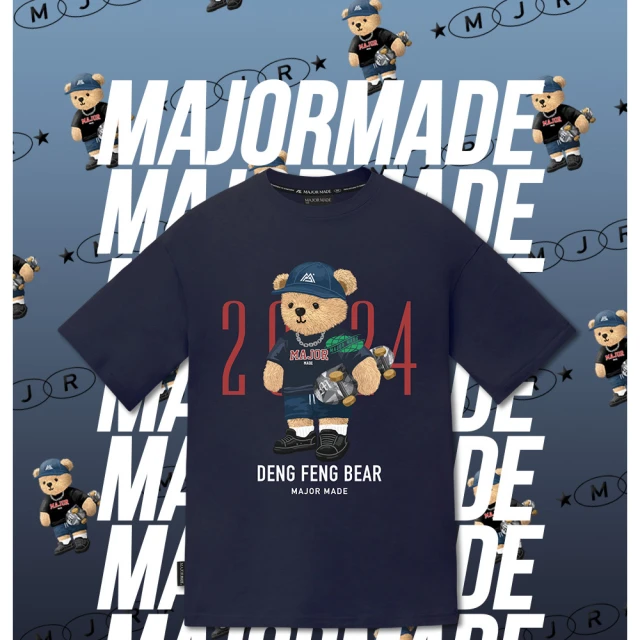 MAJOR MADEMAJOR MADE 登峰滑板熊短TEE(#短T#短袖上衣#小熊)