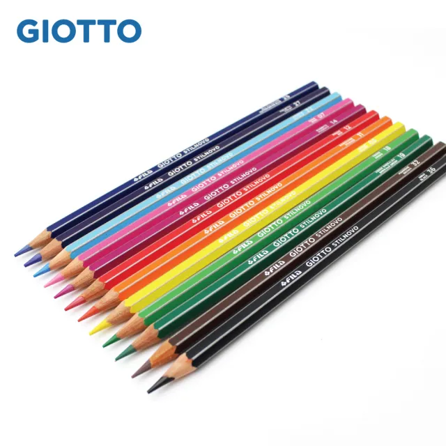 GIOTTO】STILNOVO 學用六角彩色鉛筆(84支-附筆筒) - momo購物網- 好評