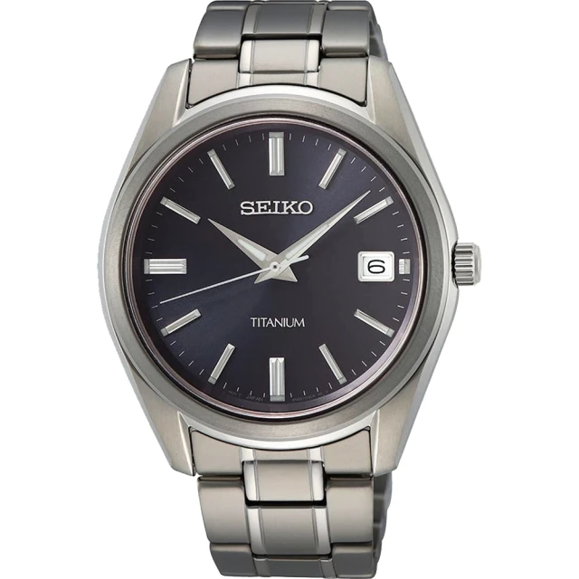 SEIKO 精工 CS系列 鈦金屬簡約手錶 -40mm/SK027(SUR373P1/6N52-00B0V)