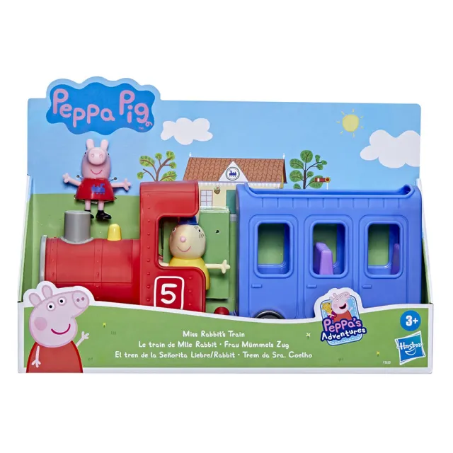 【Peppa Pig 粉紅豬】粉紅豬小妹 兔小姐的火車 F3630(佩佩豬)