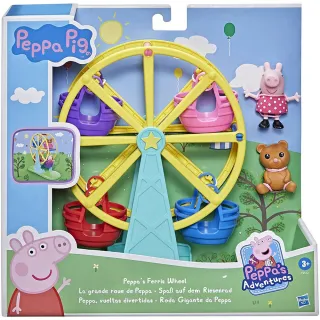 【Peppa Pig 粉紅豬】粉紅豬小妹 佩佩豬歡樂摩天輪遊戲組 F2512(佩佩豬)