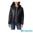 【Columbia 哥倫比亞 官方旗艦】女款-Arch Rock™金鋁點極暖連帽外套-黑色(UWR64870BK/HF)