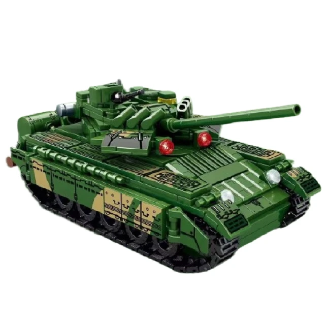 樂毅 LY66018 T-80U坦克(益智拼裝積木)