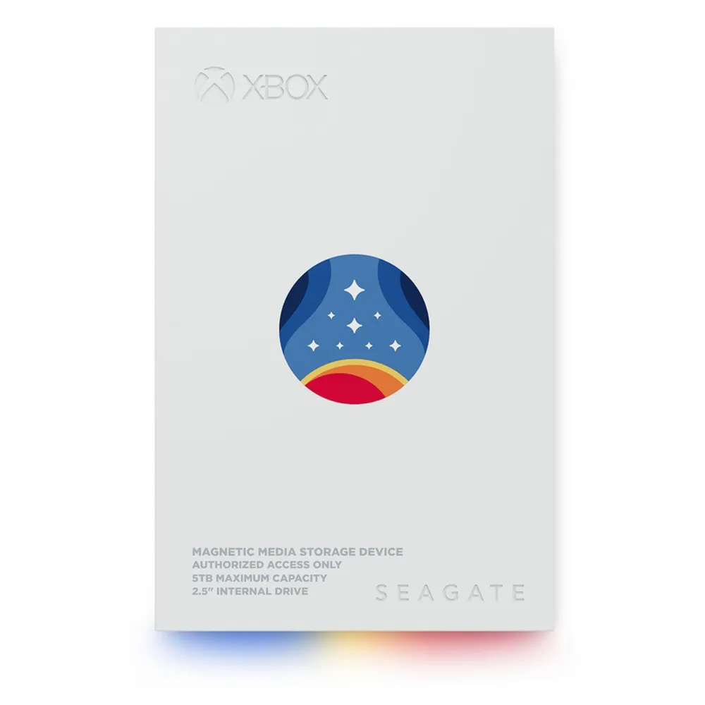 【SEAGATE 希捷】FireCuda Gaming XBOX專用 StarField  星空 限定版 5TB 2.5吋行動硬碟(STMJ5000400)