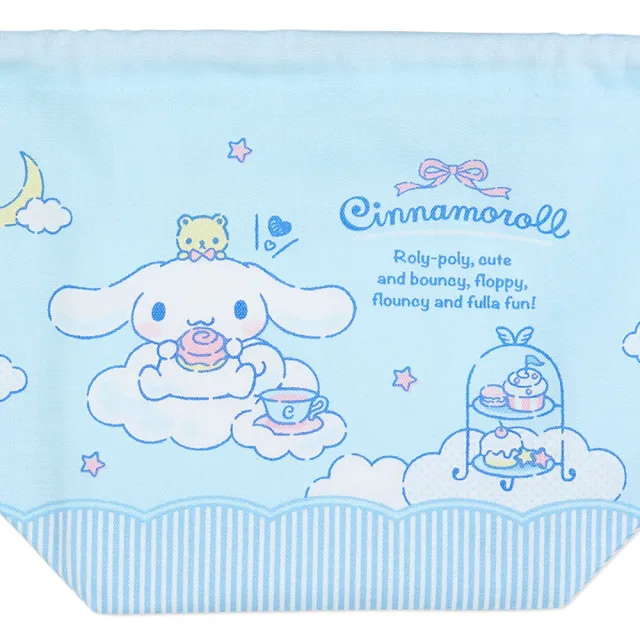 【SANRIO 三麗鷗】棉質縮口便當袋 束口手提袋 大耳狗(餐具雜貨)