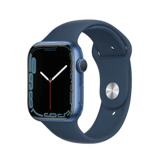 【Apple】A 級福利品 Apple Watch S7 GPS 45mm(鋁金屬錶殼/保固6個月/贈矽膠錶帶)