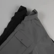 【Queenshop】男裝 長袖 前大口袋壓格設計寬版襯衫外套 兩色售 M/L 現+預 02040694