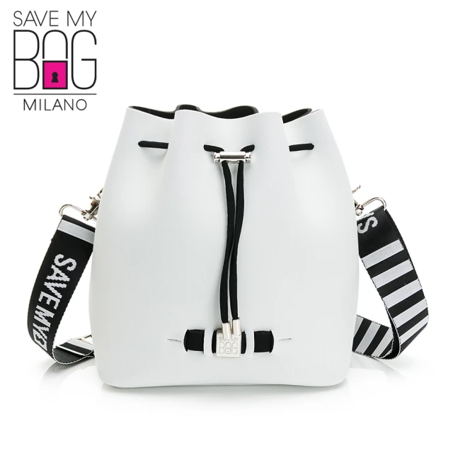 【SAVE MY BAG】LA BULLE T310N 水桶包-含字母肩帶(COCONUT L28 冰白色)