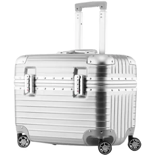 【Leadming】20吋鋁框旅行箱 TSA鎖商務機長箱 出國旅遊行李箱