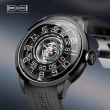 【BEXEI】貝克斯 愛時 科技感黑洞懸浮陀飛輪機械錶-9110(未來感黑洞造型設計)