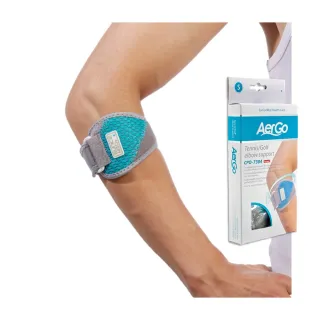 【Aergo】網球肘/高爾夫球肘束帶(CPO-7304 護肘 網球 高爾夫球 手肘 肘部 單手穿)