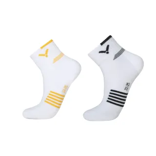 【VICTOR 勝利體育】運動女襪 低筒襪、無止滑襪(C-5116 C黑/E黃)