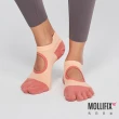 【Mollifix 瑪莉菲絲】室內止滑五趾運動襪 21-24、運動襪、抗菌除臭、襪、五指襪(橘)