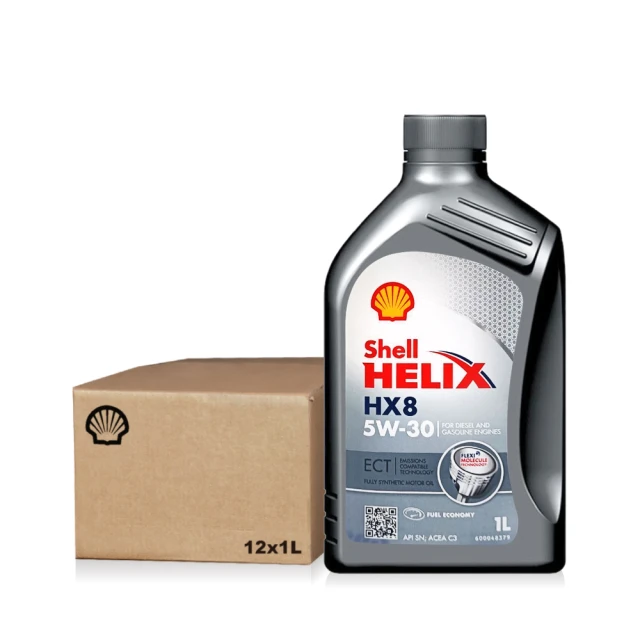 【SHELL 殼牌】Helix HX8 ECT 5W30 C3(整箱12入)