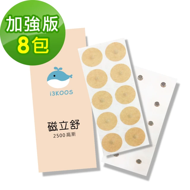 i3KOOS 磁力貼2500高斯-加強版8包(10枚/包 磁力貼片 磁石 磁力片)