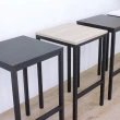 【美佳居】木製桌面[鋼管腳]角落邊桌/置物架/盆栽架(四色可選)