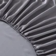 【Betrise】抗菌天絲素色枕套床包三件組-獨立筒適用加高床包- 步數煙雨(特大)