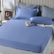 【Betrise】抗菌天絲素色枕套床包三件組-獨立筒適用加高床包- 輕敲節奏(雙人)