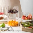 【Homely Zakka】創意ins風金色可堆疊玻璃碗/玻璃儲物罐/沙拉碗(款式隨機)
