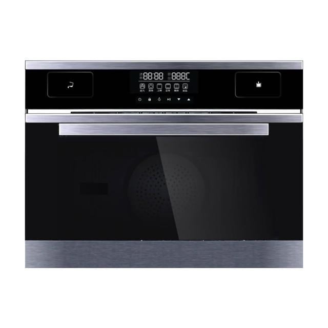 CSK 稚松 CK2020 嵌入式烤箱，採用電子式 U 型管設計，適閤家用 220V 電源，容量達 50L 以上，提供強效 2500W 烘烤效能。全不鏽鋼內槽材質耐用易潔，完美融入廚房主體空間。保固 1 年，專業家用烤箱首選，烘焙美味盡在掌握！