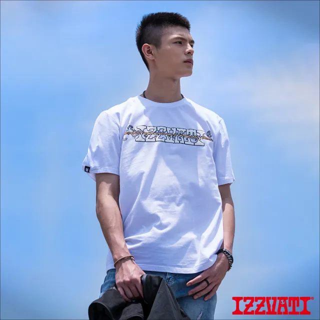 【IZZVATI】香氛氣球防蚊短T-白(香氛香茅味)