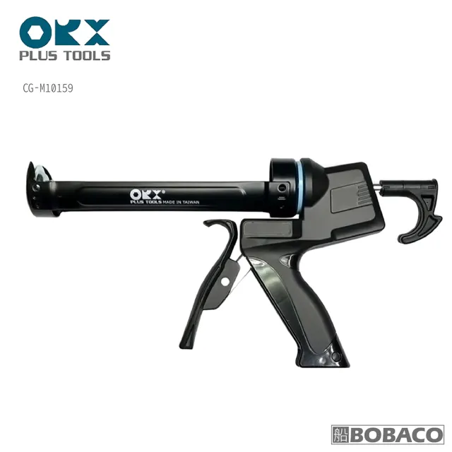 ORX 不滴膠填縫膠槍 CG-M10159(中置有推桿/台灣製/打糊槍/矽力康槍/單手打膠/高空必備)
