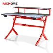 【RICHOME】WARRIOR旗艦款150CM電競桌/電腦桌/書桌/工作桌(2色)