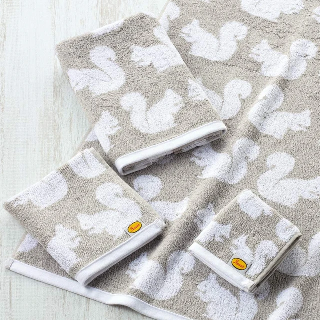 小禮堂 三麗鷗 小熊學校 純棉擦手巾3入組 28x28cm(