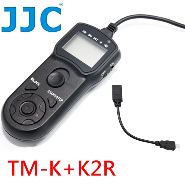 【JJC】富士副廠Fujifilm定時快門線TM-K+K2R(相容原廠RR-90遙控器 適GFX50S X-Pro2 X-H1 X-T2 X-T20 X-A5)